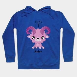 Aries Zodiac Sign Cute Hoodie